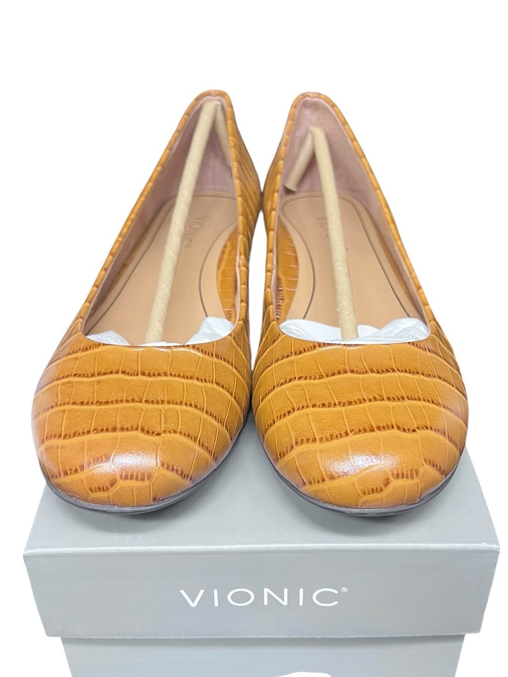 Vionic Womens Hannah Croc Ballet Flats SZ 6.5 NEW - Picture 4 of 8